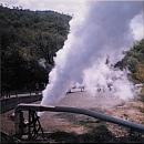 Larderello steam, Tuscany, Italy