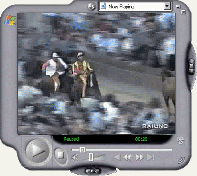 Palio dell'Assunta 1999 - Formato Windows Media Player