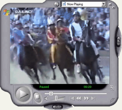 Palio di Provenzano 1999 - Formato Windows Media Player