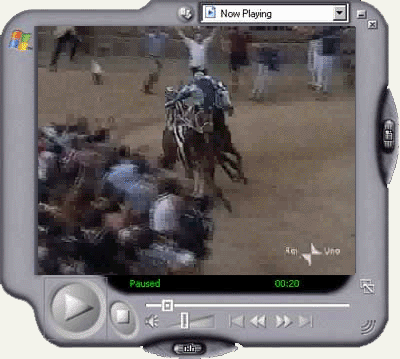 Palio di Provenzano 2002 - Formato Windows Media Player