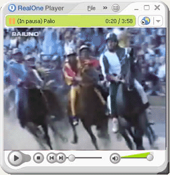 Palio di Provenzano 1999 - Formato Real Media Player