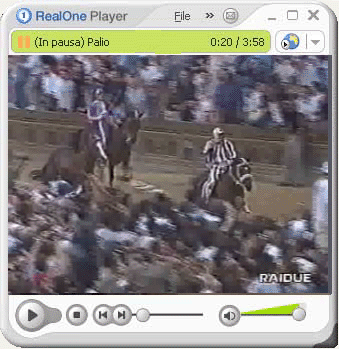 Palio di Provenzano 2000 - Formato Real Media Player