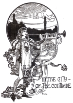 Trascription of -In the city of the Contrade- printed in 1912