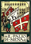 Ezio Felici - Il Palio di Siena - (sonetti in vernacolo) - copertina e illustrazioni di 
Dario Neri, prefazione di Renzo Larco, Officine grafiche Ex Combattenti, Siena - 1929