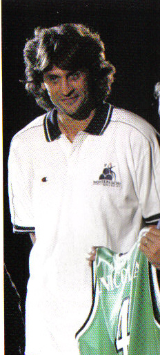 NICOLA alla consegna della maglia Montepaschi - Siena