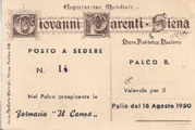 posto in palco