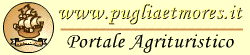 Portale specializzato sugli agriturismi di Puglia con un aggiornato motore di ricerca che consente di trovare l'agriturismo con le caratteristiche desiderate. Contiene anche news, sagre, feste religiose, divertenti proverbi in dialetto pugliese, poesie, fiabe, racconti e tanto, tanto altro ancora!