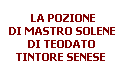 LA POZIONE DI MASTRO SOLENE DI TEODATO