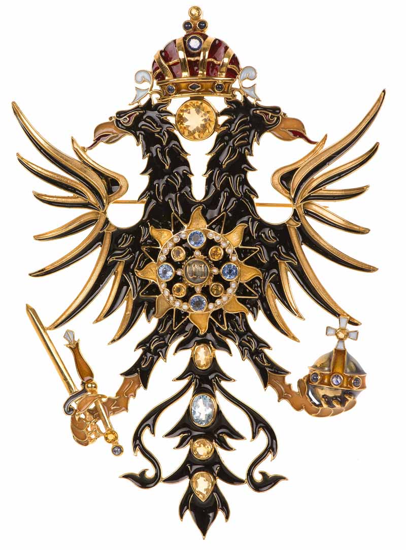 Gioiello di Contrada della Nobile Contrada dell'Aquila di Diego Percossi Papi