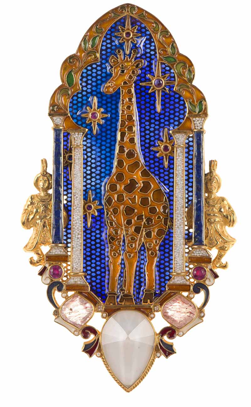 Gioiello di Contrada della Contrada Imperiale della Giraffa di Diego Percossi Papi