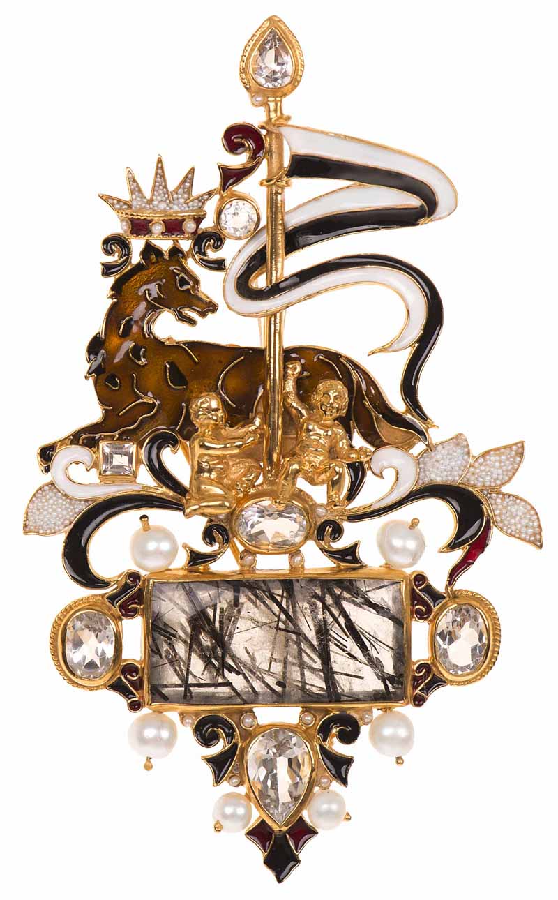 Gioiello di Contrada della Contrada della Lupa di Diego Percossi Papi