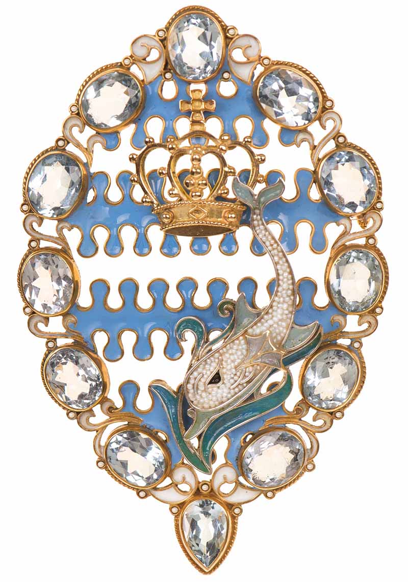 Gioiello di Contrada della Contrada Capitana dell'Onda di Diego Percossi Papi