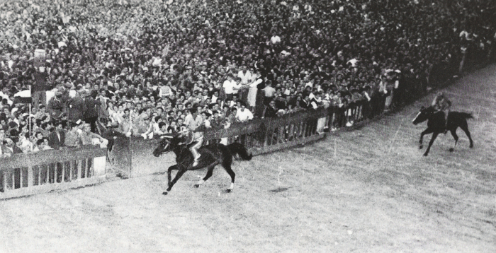 Il video del Palio del 16 agosto 1955
