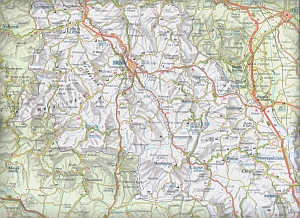mappa della provincia Siena - maps of Siena and its Province