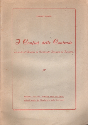 I CONFINI DELLE CONTRADE