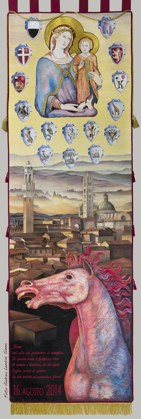 Il drappellone del 16 agosto 2014