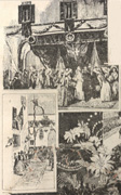 stampa che ricorda il palio del 16 luglio 1877