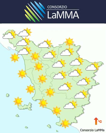 Le previsioni del tempo del LAMMA